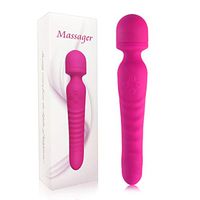Premium Quality Wand Massager, Optional Heating Taili Mode, 7 Enjoyment Speed Mode, Rechargeable Waterproof Body Massager  for Everyone.