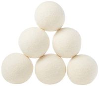 SoSoft Wool Dryer Balls for Baby Clothes 6 pack 100% Premium So Soft Wool Dryer Balls XL Handmade in Nepal All Natural Eco Friendly All Natural Fabric Softener Natural Fabric Softener 6 Count Package