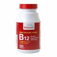 Walgreens Timed Release B-12 2000 Mcg Tablets 180 ea