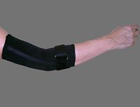 Alpha Medical Spiral Stay Elbow Brace with Tennis Elbow Strap (Large)