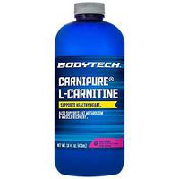 BodyTech Carnipure LCarnitine 1100 MG, Raspberry Supports Healthy Heart, Fat Metabolism Recovery (16 Fluid Ounce)