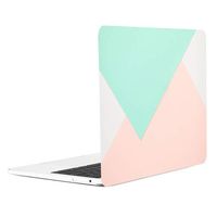 TOP CASE MacBook Pro 13 inch Case 2019 2018 2017 2016 Release A2159 A1989 A1706 A1708, Graphics Rubberized Hard Case + Screen Protector Compatible MacBook Pro 13" W/WO Touch Bar-Rose Quartz&Turquoise