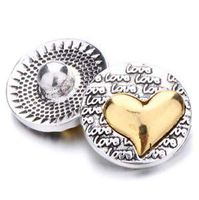 2017 Rhinestone Drill Snaps Chunk Charm Button Fit Noosa Leather Bracelets N.121 unique pretty good accesories designer jewels jewelery charming bracelet