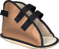 Cast Boot, Open Toe, Vinyl, Black, Xl,14" X 5 3/4"