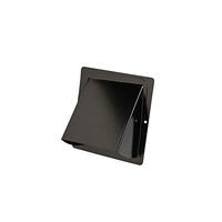 NuTone 393 Central Vacuum Metal Wall Cap, Black