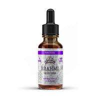 Brahmi Liquid Extract, Organic Brahmi (Bacopa Monnieri) Dried Herb Tincture Herbal Supplement, Non-GMO in Cold-Pressed Organic Vegetable Glycerin 700 mg, 4 oz (120 ml)
