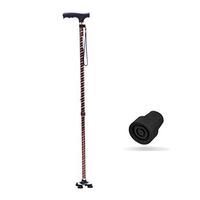 Crutches Multifunctional Thick Aluminum Alloy Elderly Walker scalable lamp
