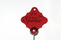 36pc Wedding Sparklers Tags - Let Love Sparkle - Jupiter Color Shimmer Paper