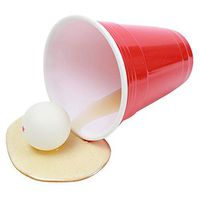 Fake Red Cup Beer Pong Joke Spill