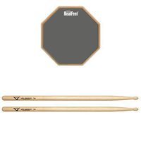 RealFeel by Evans Practice Pad, 6 Inch with Drum Sticks, Pair