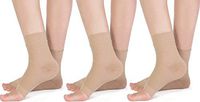 Bcurb Ankle Sleeve Plantar Fasciitis for Men Women Foot Heel Arch Support Ankle Compression Socks Reduce Swelling Joint Pain Injury Recovery Achilles Tendon - 3PrAnkSlvBgeSmMed.