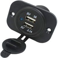 KJM PM Dual USB Charger Panel Mount