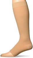 Truform Compression 20-30 mmHg Knee High Open Toe Stockings Beige, Medium, 2 Count
