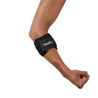 Healifty Elbow Brace - 2pcs Tennis Elbow Protector with Compression Pad - One Size, Adjustable, Strong Stress, Sweat, Durable - Cycling Goalkeeper Extreme Sports Elbow Pad