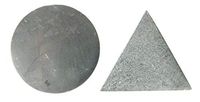 Karelia Polished shungite harmonizers and talkohlorita harmonizers (Circle and Triangle)