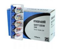 100 pc Maxell SR712SW V346 346 SR712 Silver Oxide Watch Battery