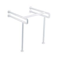 SHOP YJXA Bathroom Washbasin Safety Handrail Toilet Floor Pit Bath Tub for The Elderly Handicapped Women Nylon Accessibility Security Barrier Bathtub Rails (Color : White)
