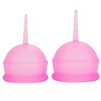 Menstrual Cup Menstrual Cups Low Cervix Menstrual Cup-2PCS -Women's Menstrual Cup Silicone Cup