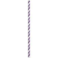 Creative Converting 329621 PAPER STRAWS, AMETHYST, 8.75", Multicolor