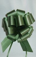IGC 10 Pull String Bows - Gift Wrap Packaging - 5" 20 Loops - 1 1/4" - Forest Green