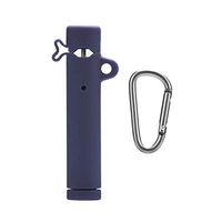 Fironst Case for JUUL Silicone Protective Case Upgrade Anti-Slip Anti-Lost Cover Skin Sleeve Wrap for JUUL V2 Pen with Metal Carabiner (Midniht Blue)