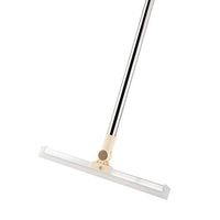 Floor Squeegee, MEIBEI Silicone Blade Long Handle Squeegee-46", Perfect for Shower/Marble/Tile/Garage/Wood Floors, Swivel Head Easily Get in Corners & Tight Spaces