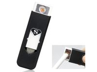 Superman Environment-friendly Electronic Cigarette Lighter USB rechargeable Black