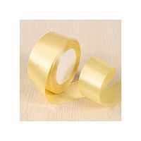 5Meters/Lots 2.5Cm 4Cm 5Cm Silk Satin Ribbons Christmas Halloween Gift Wrapping Wedding Decoration Ribbons DIY Rose Bow Material,Champagne,5Cm