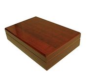 Cherry Long Portable Humidor for Travel or Desktop