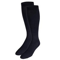 Truform Compression 20-30 mmHg Knee High Dress Style Socks Navy, X-Large, 2 Count