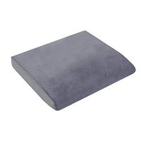 Lither Memory Cotton Square Cushion Grey 19"x 17.5" x 3.5"