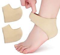 SQHT's Heel Protectors for Cracked Heels, Relieve Heel Pain from Plantar Fasciitis, Heel Spur, Achilles (Small (Women's 4.5-7.5, Kid's 3-5.5))