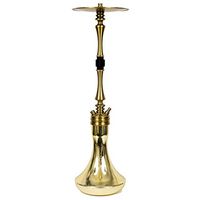 Hoob Mars Gold Steel Shaft Premium Hookah with Prima Gold Base