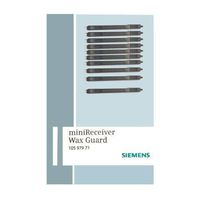 Siemens miniReceiver Wax Guard (Single Pack of 10 Individual Filters)