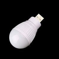 Portable Small and Lightweight Energy Saving Durable Mini USB LED Light Lamp Bulb for Computer Laptop PC Desk Reading