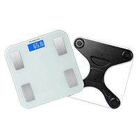 Bluetooth Body Fat Scale, Scientific Smart Weight Scale 16 Data Records Intelligent Curve Management LCD Digital Display