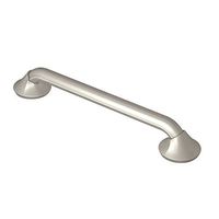 Moen YG2818BN Eva Bathroom Safety 18-Inch Designer Grab Bar, Brushed Nickel