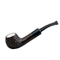 Maxim Domino Briar Meerschaum Lined Carved Mini Tobacco Smoking Pipe
