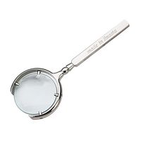 ZH Magnifier All Metal Magnifier, Russian Style Handheld Magnifying Glass 8X 60mm Lens for Books Maps Jewellery Small Prints