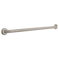 Franklin Brass 5936SN 1-1/4-Inch by 36-Inch Concealed Mount Safety Bath and Shower Gab Bar, Satin Nickel