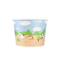 Karat C-KDP12 12 oz. Food Container - Safari (Case of 1000)