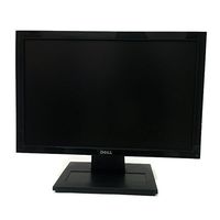 Dell E1709WC Black 17" WideScreen Screen 1440 x 900 Resolution Refurbished LCD Flat Panel Monitor