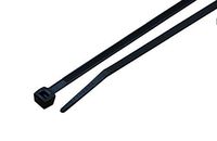 South Main Hardware 848188 14-in, 1,000-Pack75-lb, Black, Standard Nylon Cable Tie, 1,000-Pack, UV, 1000 Piece