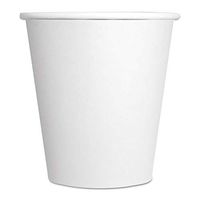GEN 10SQHOTCUPWH Paper Hot Cups 10 oz White 1000/Carton