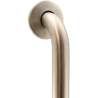 PlumBest G12112 1-1/4-Inch by 12-Inch Stainless Steel Grab Bar with Concealed Snap-On Flange, Satin