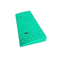 Pressure Resistance Car Climbing Mat, Non-Slip Hospital Wheelchair Ramp Mat, Repair Shop Store Service Ramp (Size: 49 21.5 5cm) (Color : Green)