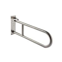 YSXZM Bathroom Grab Rail, Stainless Steel Safety Wall-Mounted Anti-Skid Fold Handle Railings (Color : Silver, Size : 6020CM)