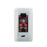 KKmod Silicone Case for Smok Morph 129W, Anti-Slip Protective Silicone Case Skin Rubber Cover for Smok Morph Vape Box Rubber case wrap Shield (Clear)