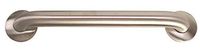 PREMIER 559354 Round Flange Grab Bar, 30", Stainless Steel