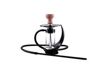 Modern Style 1 Silicon Hose Hookah with Bowl (Black)